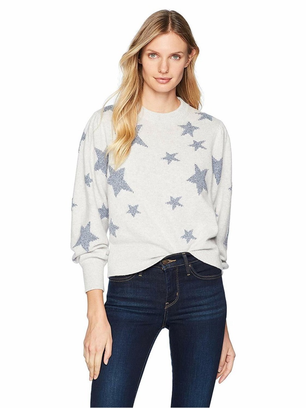 REBECCA TAYLOR Star Intarsia Sweater